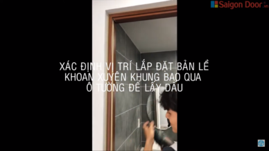7 Bước lắp đặt – thi công cửa nhựa composite tphcm